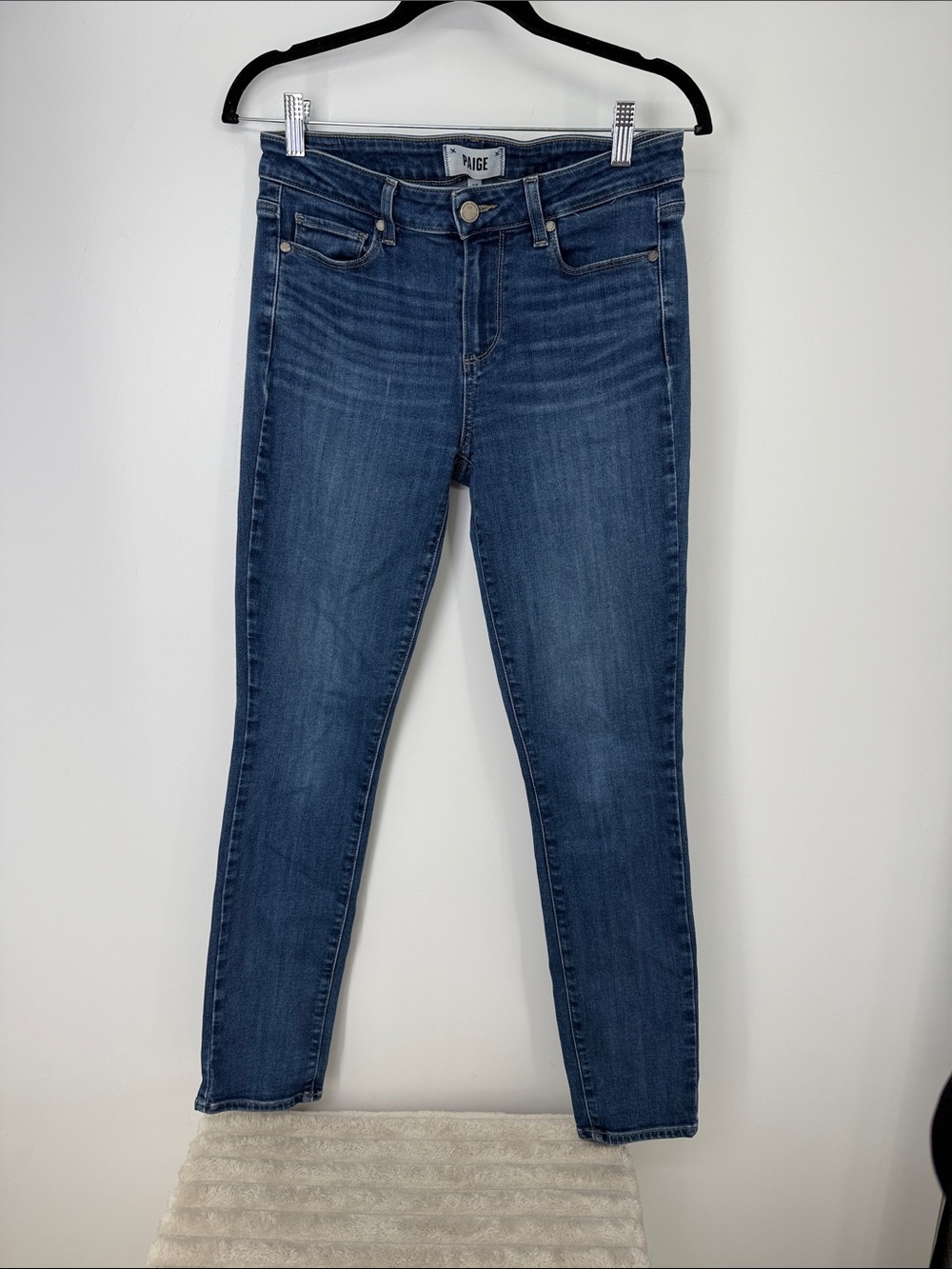 Paige High-Rise Skyline Skinny Jeans Sz 28